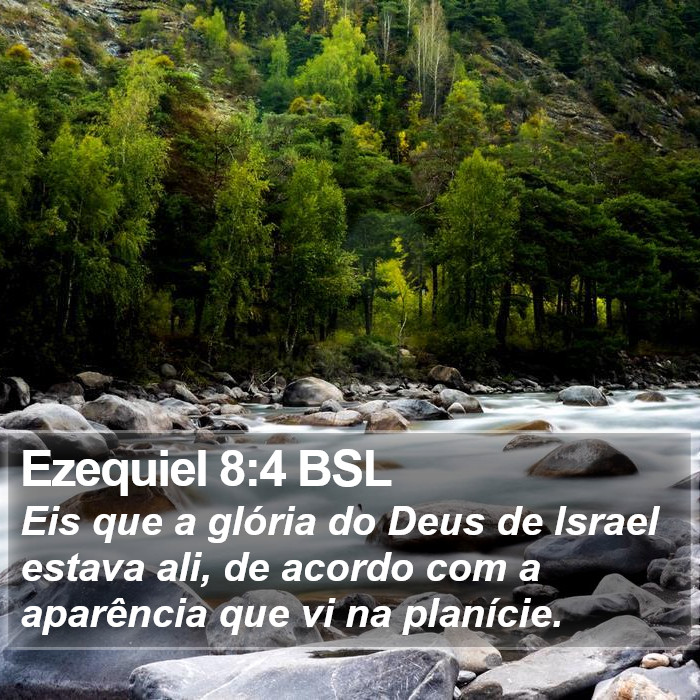 Ezequiel 8:4 BSL Bible Study