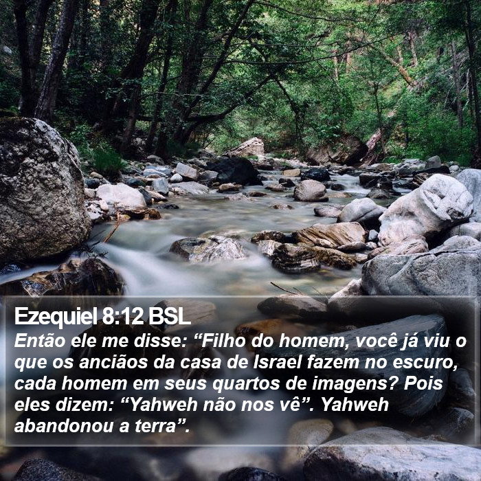 Ezequiel 8:12 BSL Bible Study