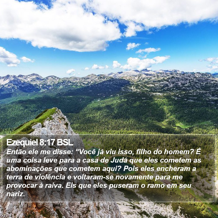 Ezequiel 8:17 BSL Bible Study