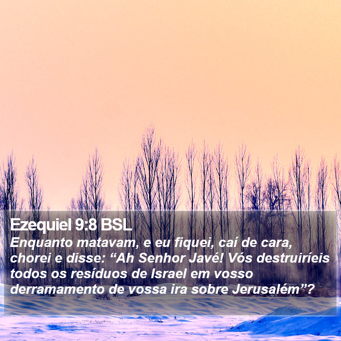 Ezequiel 9:8 BSL Bible Study