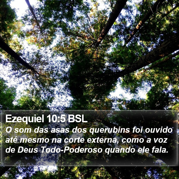 Ezequiel 10:5 BSL Bible Study