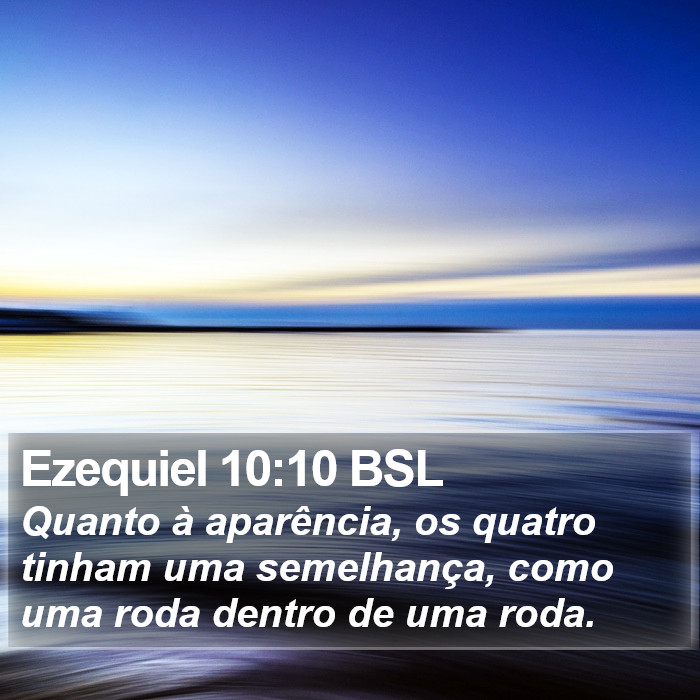 Ezequiel 10:10 BSL Bible Study