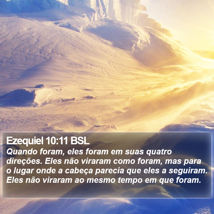 Ezequiel 10:11 BSL Bible Study