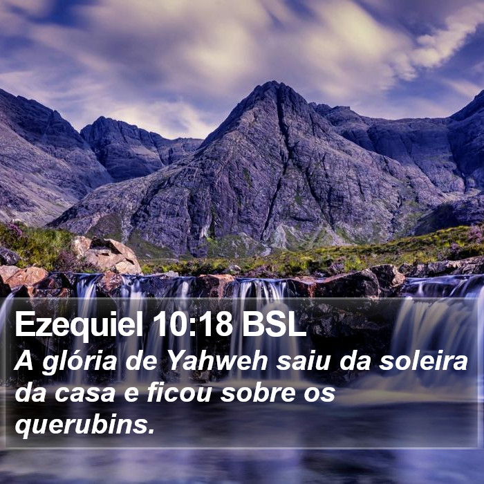 Ezequiel 10:18 BSL Bible Study