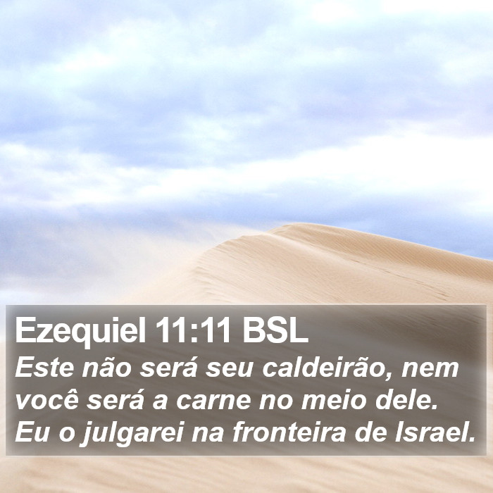 Ezequiel 11:11 BSL Bible Study