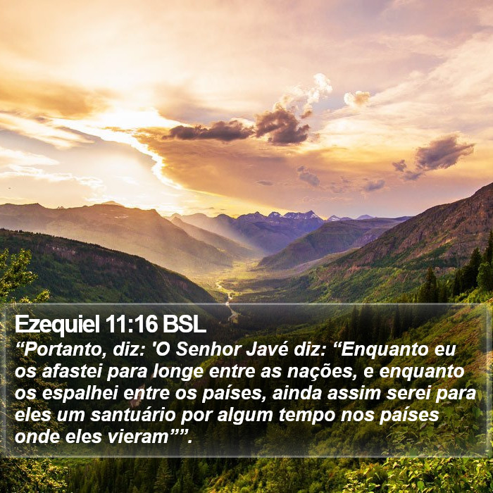 Ezequiel 11:16 BSL Bible Study