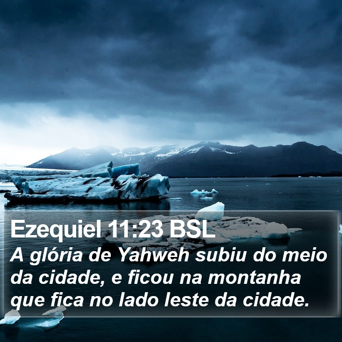 Ezequiel 11:23 BSL Bible Study