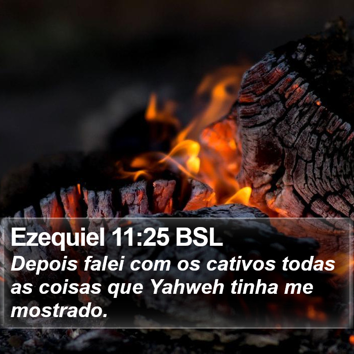 Ezequiel 11:25 BSL Bible Study