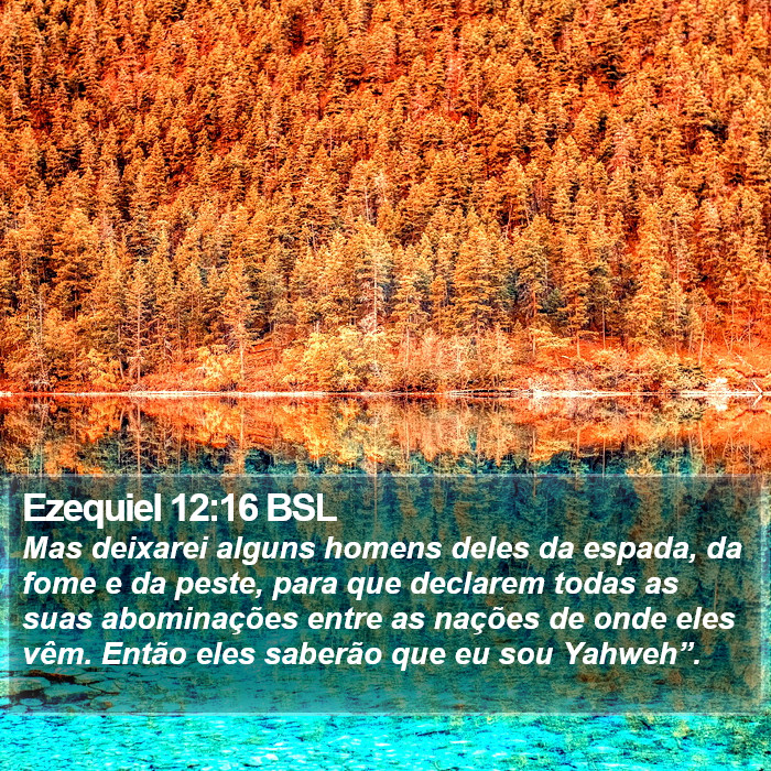 Ezequiel 12:16 BSL Bible Study