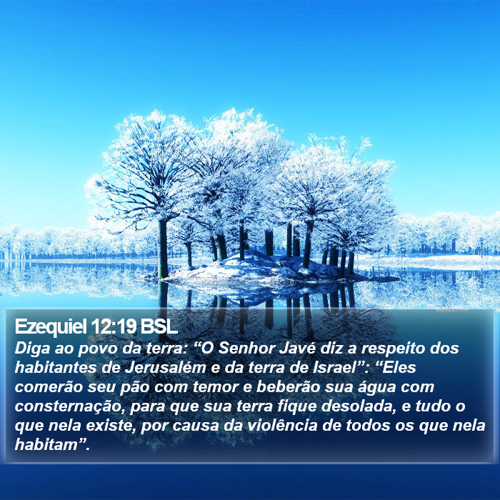Ezequiel 12:19 BSL Bible Study