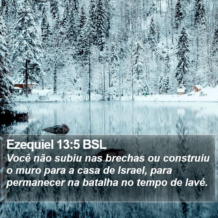 Ezequiel 13:5 BSL Bible Study