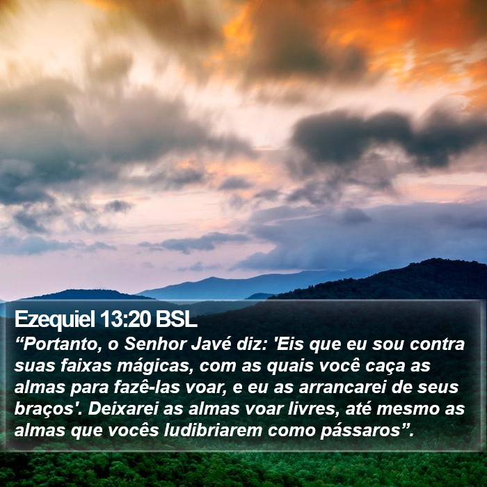 Ezequiel 13:20 BSL Bible Study