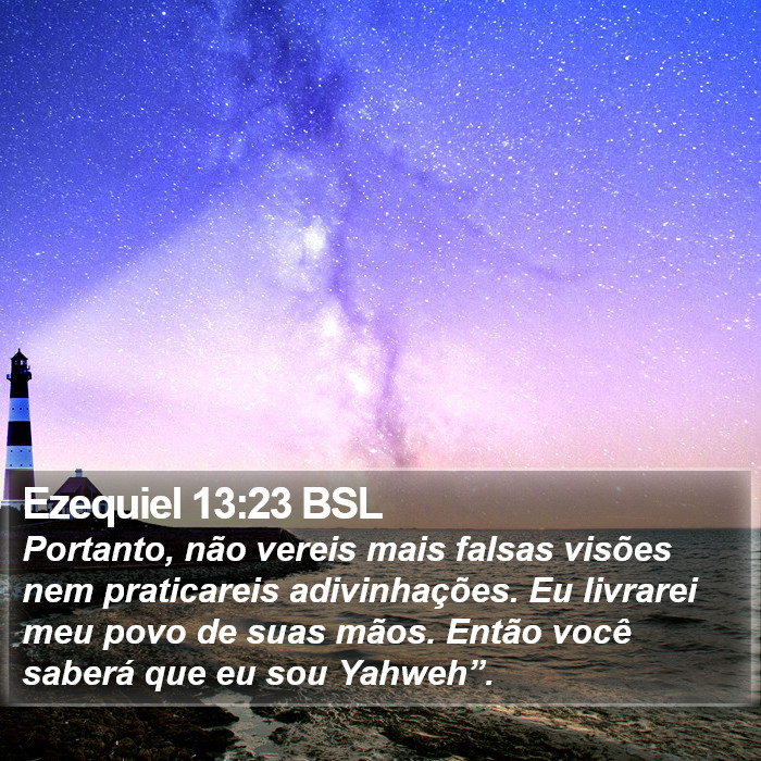 Ezequiel 13:23 BSL Bible Study