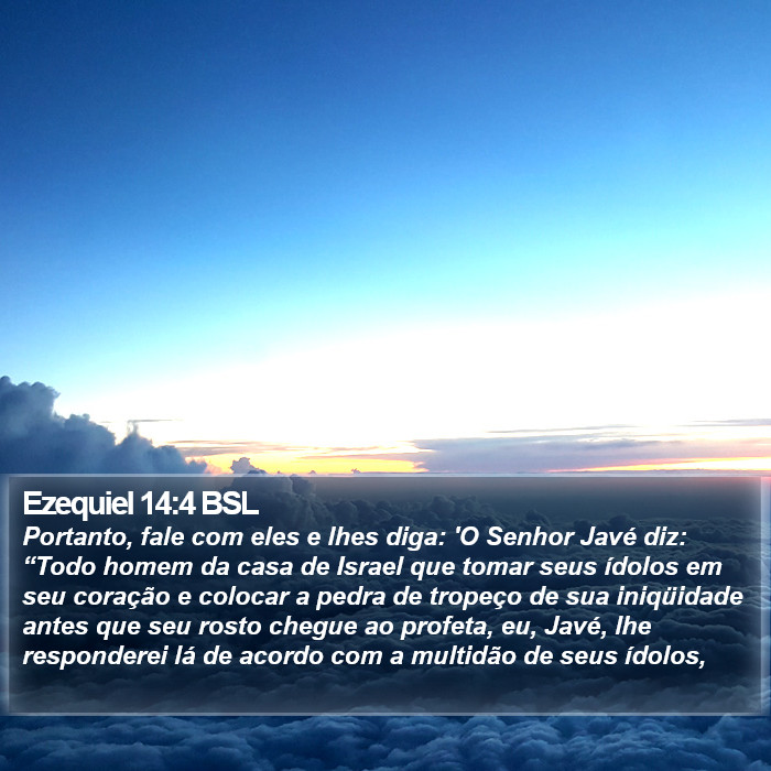 Ezequiel 14:4 BSL Bible Study