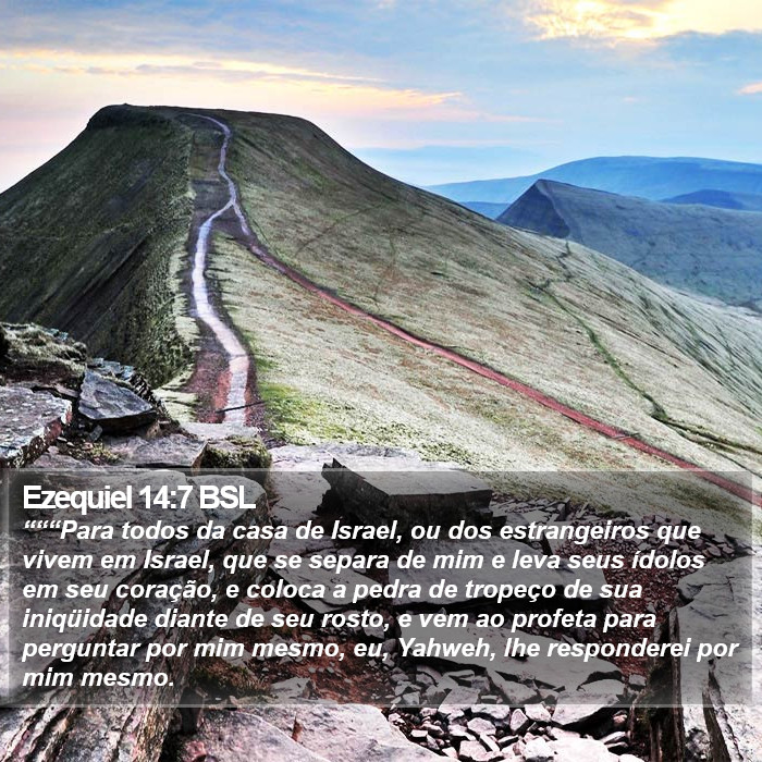 Ezequiel 14:7 BSL Bible Study
