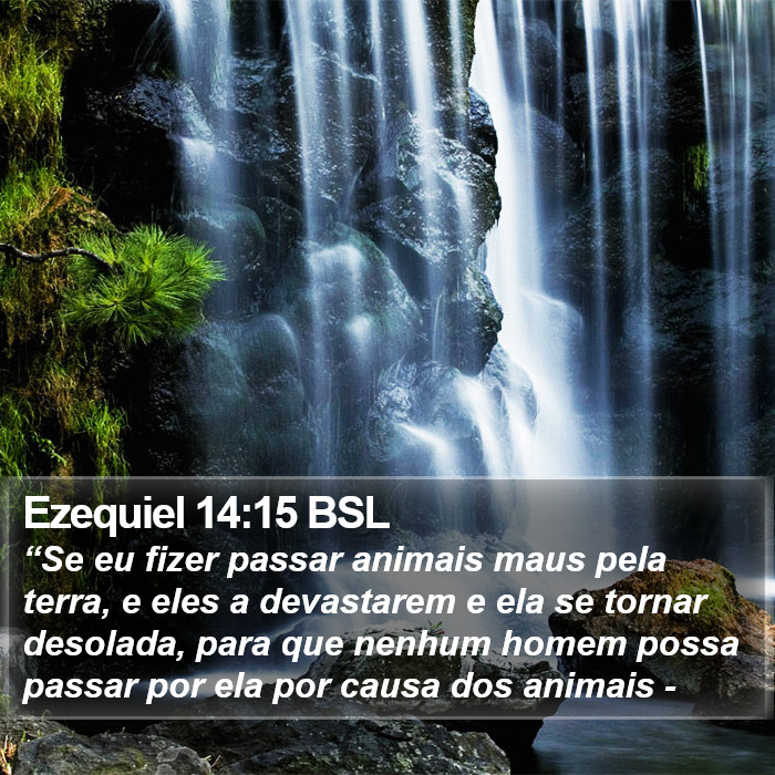 Ezequiel 14:15 BSL Bible Study