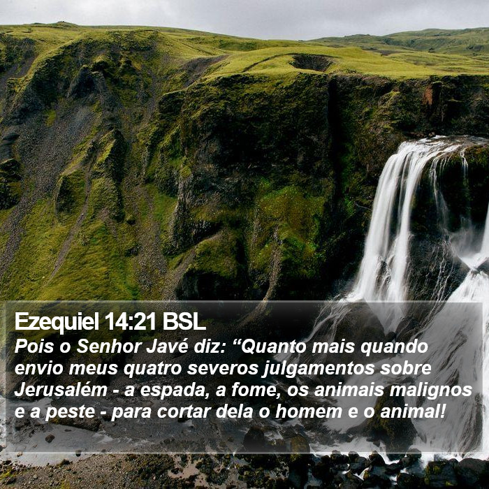 Ezequiel 14:21 BSL Bible Study