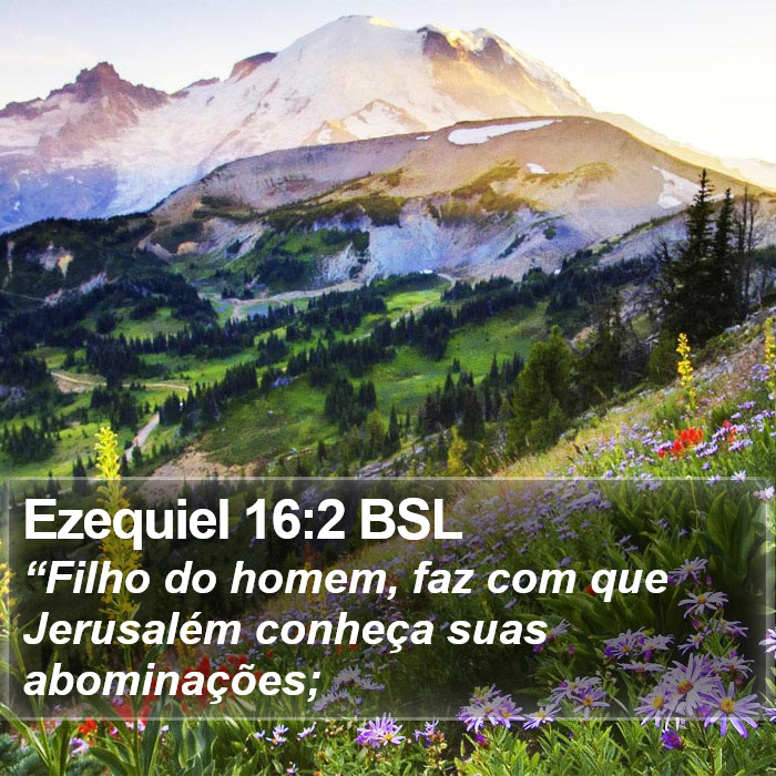 Ezequiel 16:2 BSL Bible Study