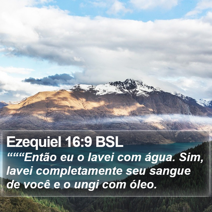 Ezequiel 16:9 BSL Bible Study