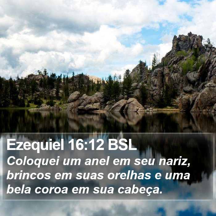 Ezequiel 16:12 BSL Bible Study