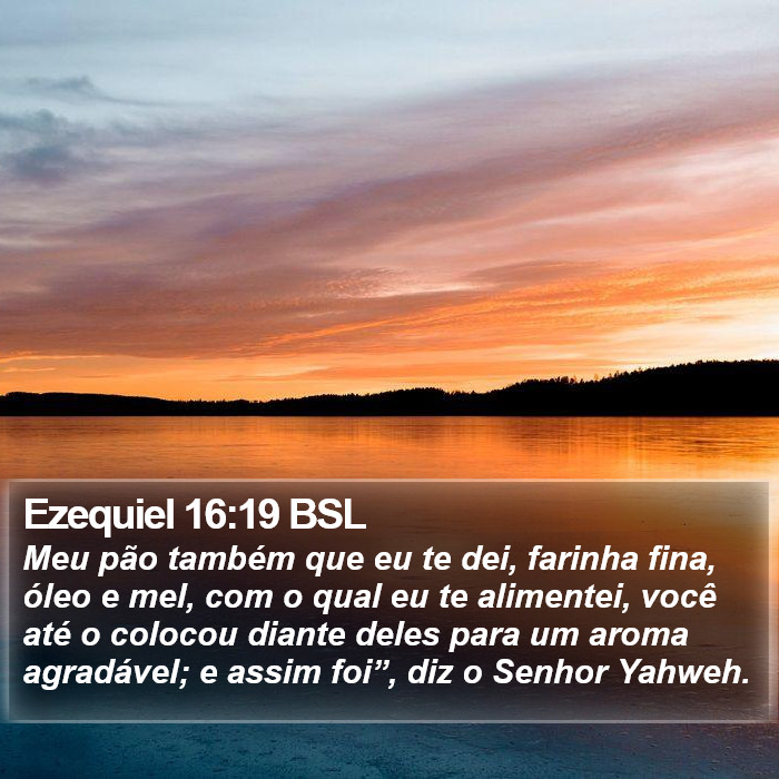 Ezequiel 16:19 BSL Bible Study