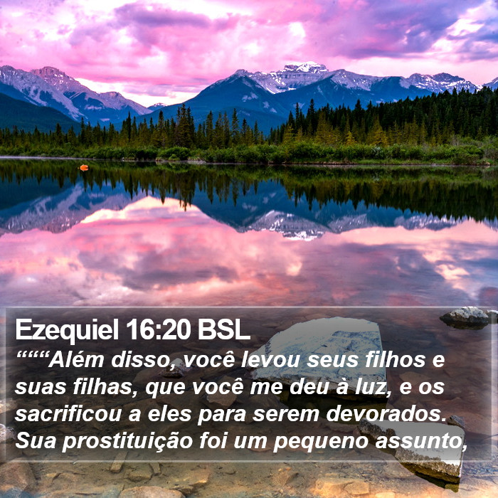 Ezequiel 16:20 BSL Bible Study