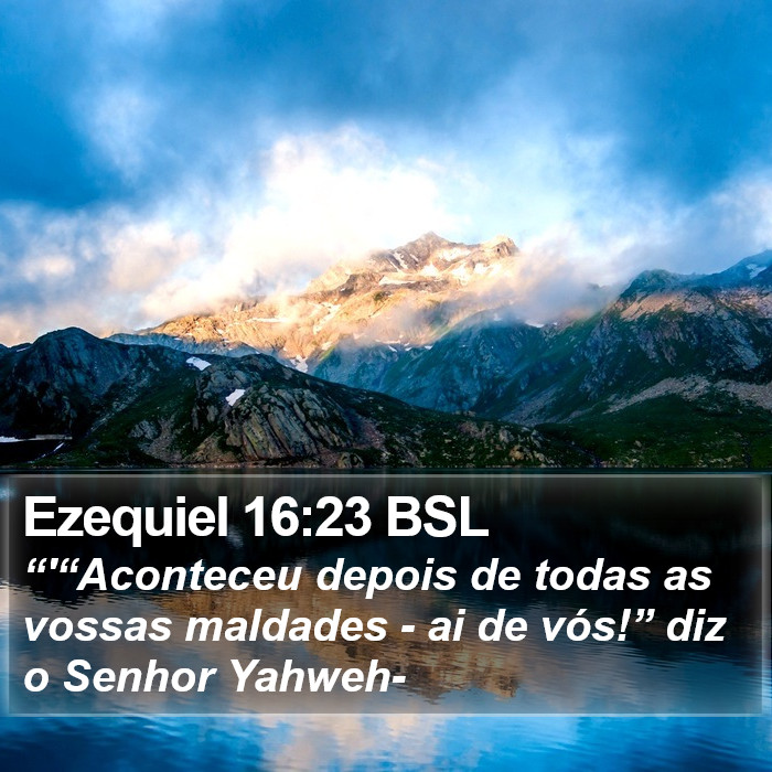 Ezequiel 16:23 BSL Bible Study