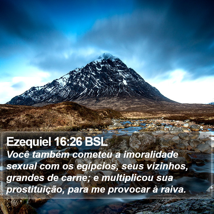 Ezequiel 16:26 BSL Bible Study