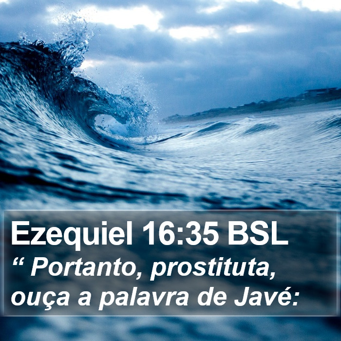 Ezequiel 16:35 BSL Bible Study
