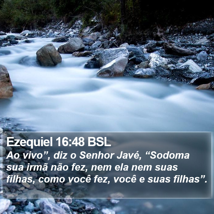 Ezequiel 16:48 BSL Bible Study