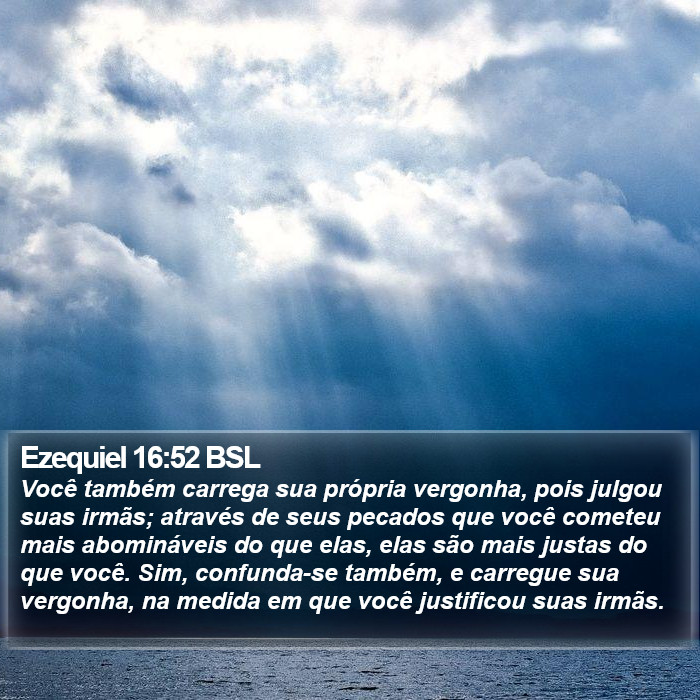 Ezequiel 16:52 BSL Bible Study