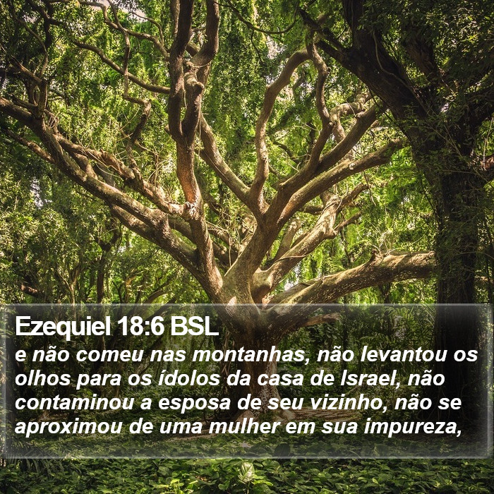 Ezequiel 18:6 BSL Bible Study