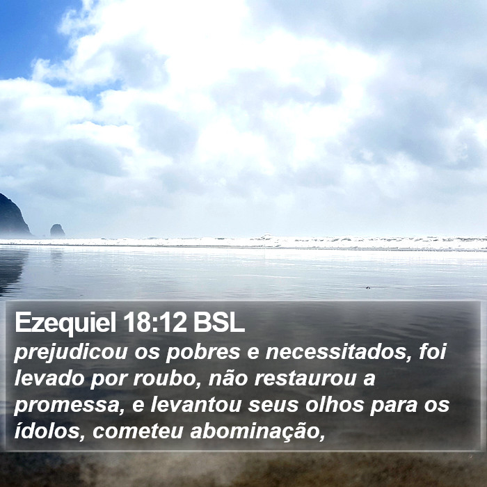 Ezequiel 18:12 BSL Bible Study