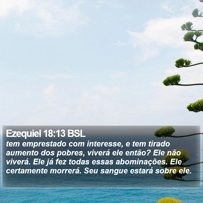 Ezequiel 18:13 BSL Bible Study