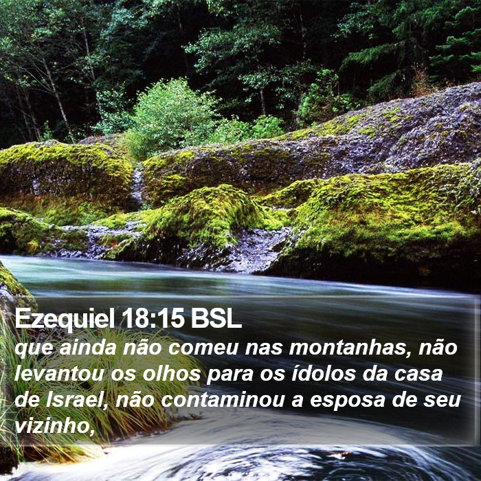 Ezequiel 18:15 BSL Bible Study