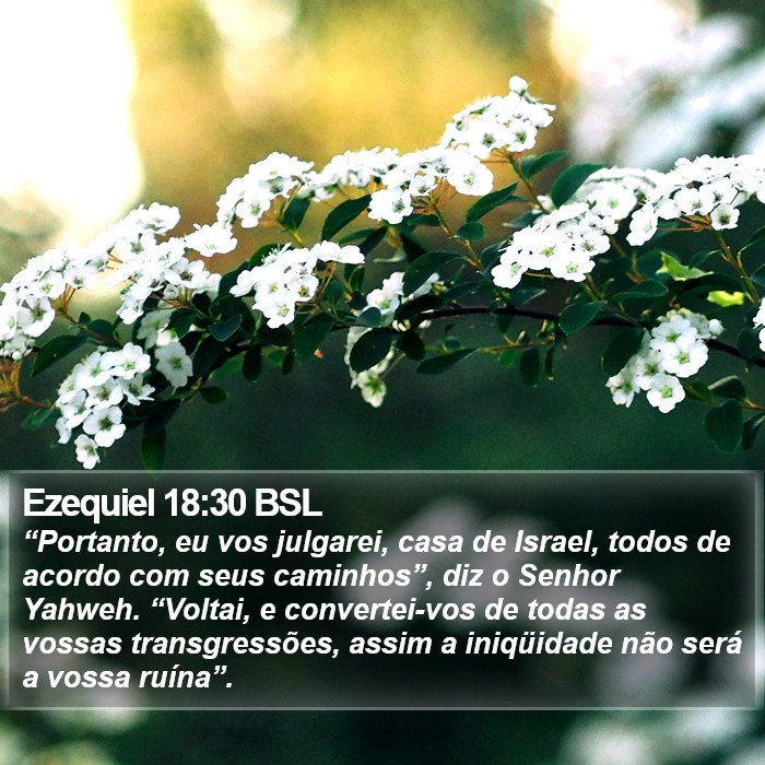 Ezequiel 18:30 BSL Bible Study