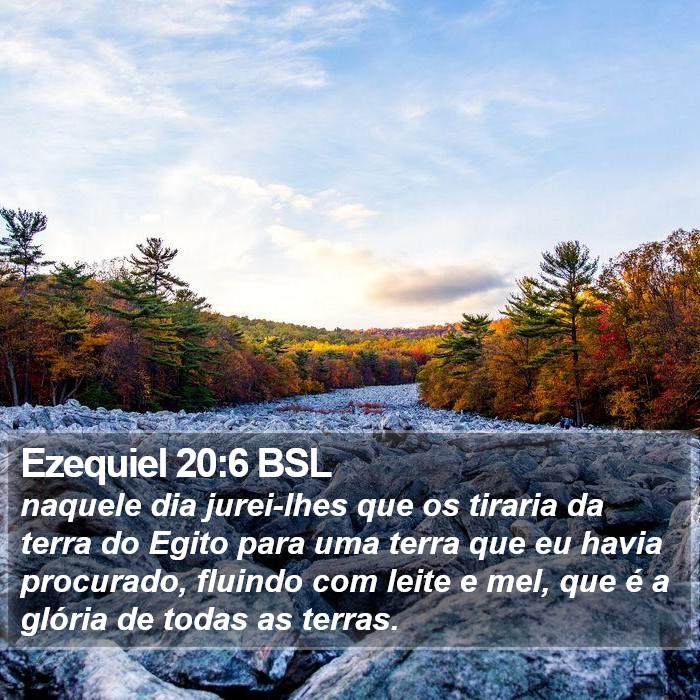 Ezequiel 20:6 BSL Bible Study