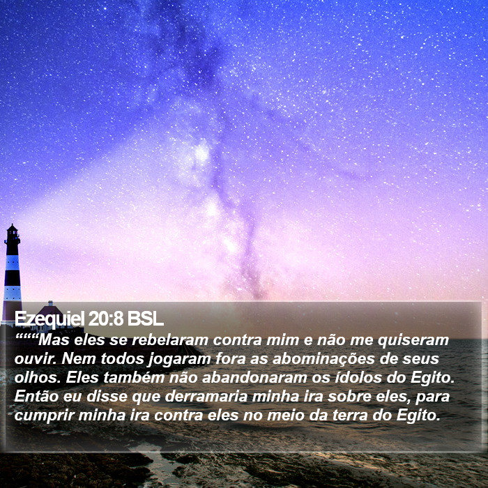 Ezequiel 20:8 BSL Bible Study