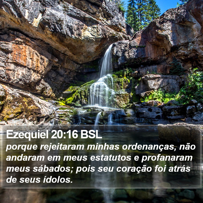 Ezequiel 20:16 BSL Bible Study