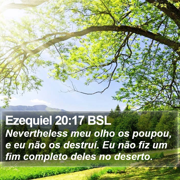 Ezequiel 20:17 BSL Bible Study