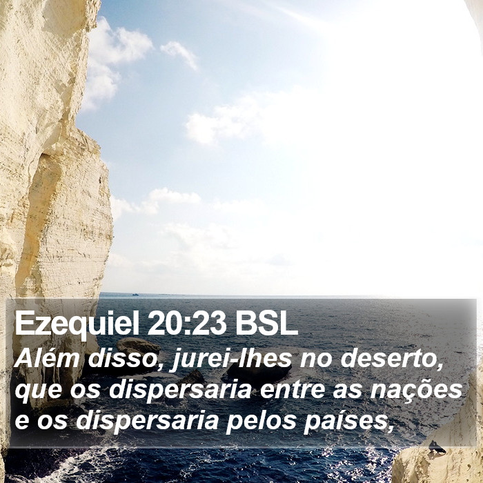 Ezequiel 20:23 BSL Bible Study