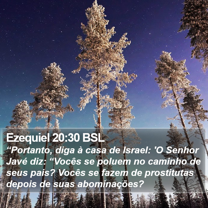 Ezequiel 20:30 BSL Bible Study