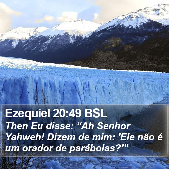Ezequiel 20:49 BSL Bible Study