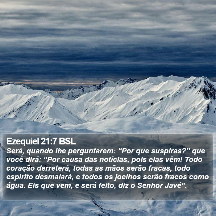 Ezequiel 21:7 BSL Bible Study