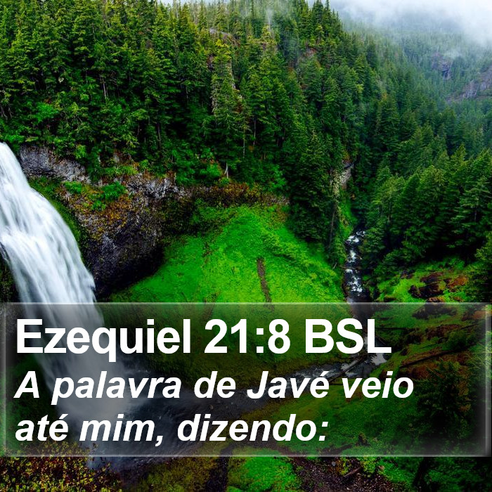 Ezequiel 21:8 BSL Bible Study