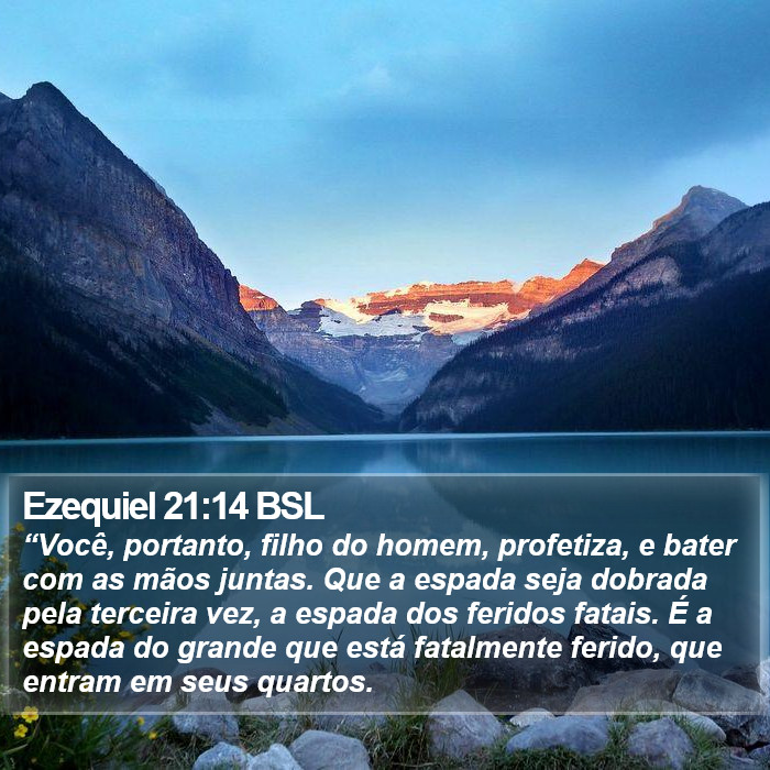 Ezequiel 21:14 BSL Bible Study