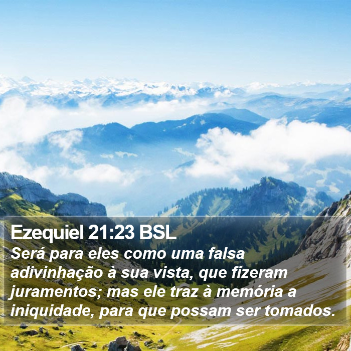 Ezequiel 21:23 BSL Bible Study