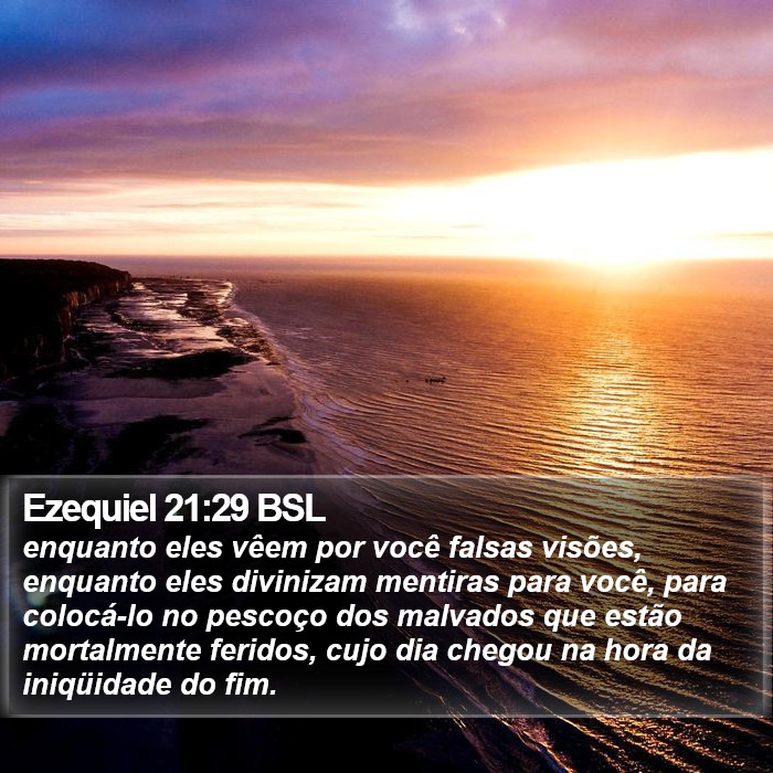Ezequiel 21:29 BSL Bible Study