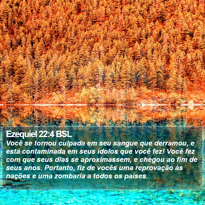 Ezequiel 22:4 BSL Bible Study