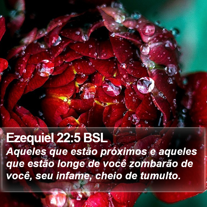 Ezequiel 22:5 BSL Bible Study